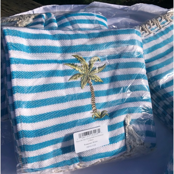 🆕 Linum Home Textiles 100% Turkish Cotton Beach Towel